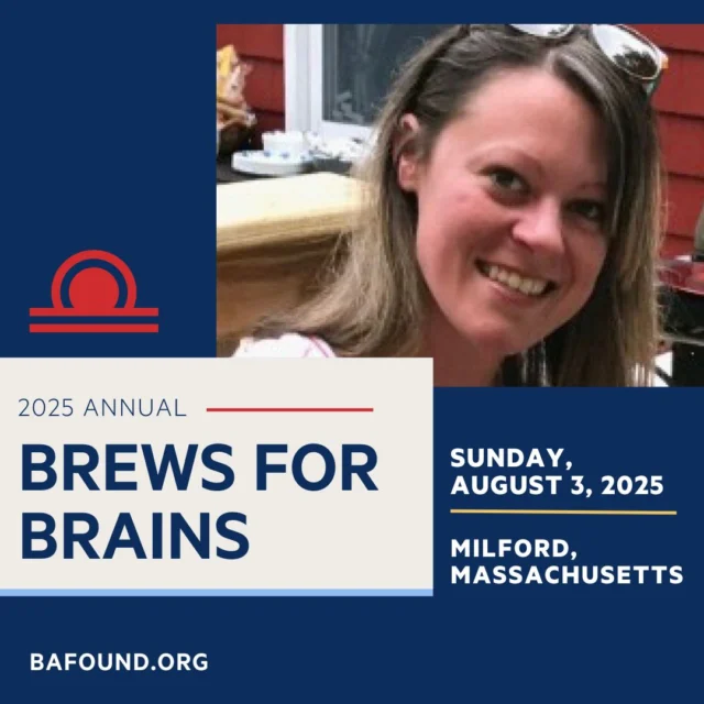 Join us for the 2025 Brews For Brains at Craft Roots Brewery in Milford, MA on Sunday, July 21st. We’ll gather to celebrate and remember Kristen while supporting the critical work of BAF. Food and drinks will be available for purchase, along with raffles and a silent auction to benefit the cause.  Click the link in bio.