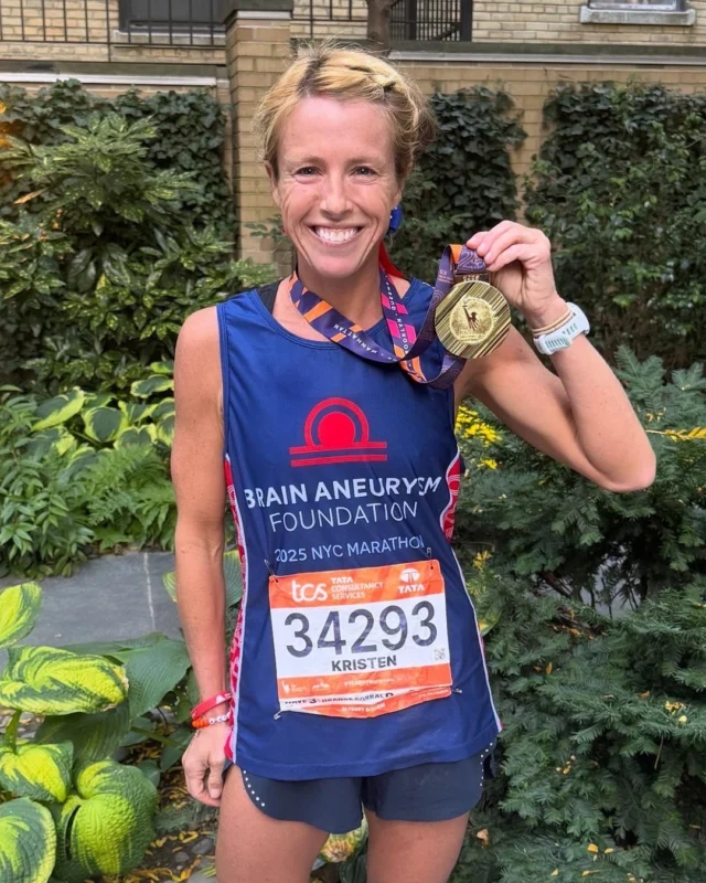 Congratulations to our incredible TeamBAF runners who took on the NYC Marathon! Each carried a story—a loved one lost, a survivor’s fight, a commitment to awareness. Their dedication helps fund life-saving brain aneurysm research, and there’s still time to support their goal, click the link in bio.