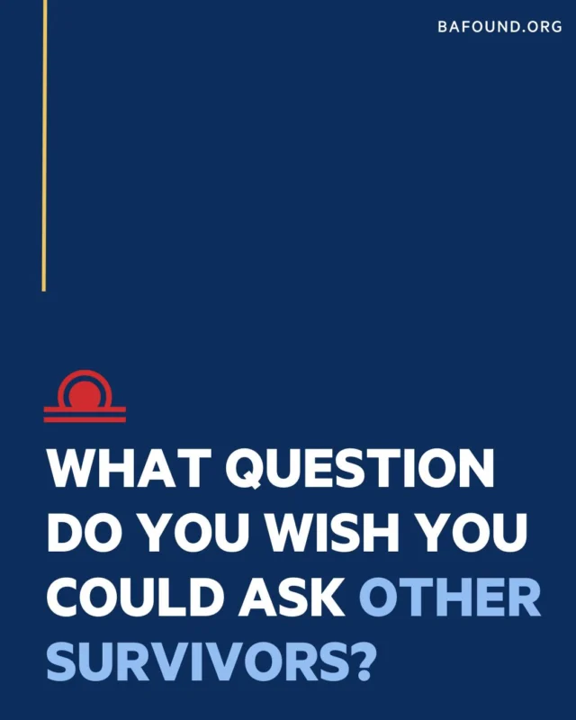 Every survivor carries a unique story. What’s one question you wish you could ask others who’ve walked this same path? Your curiosity might spark a conversation that helps someone feel less alone.