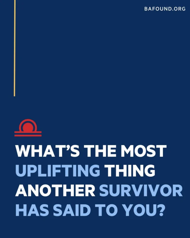 What’s the most uplifting thing another brain aneurysm survivor has said to you? The words we share can remind someone they’re not alone, that healing takes time, and that strength shows up in so many ways. Drop a comment and let’s lift each other up.