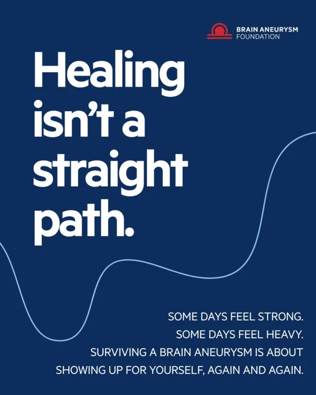Healing isn’t a straight path. Some days feel strong, and some days feel heavy. Surviving a brain aneurysm is about showing up for yourself again and again, even when progress feels slow.