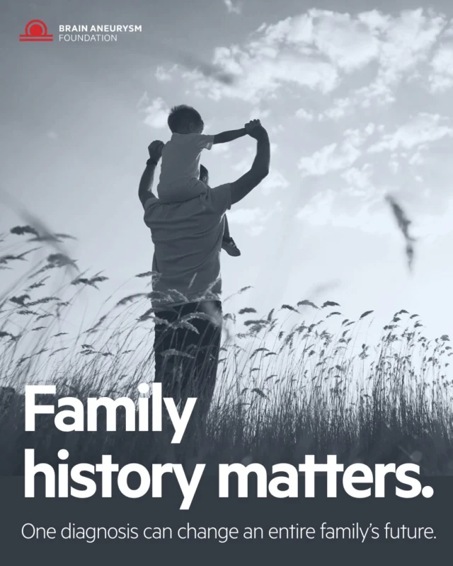 If a close relative has been diagnosed with a brain aneurysm, your risk may be significantly higher. Know your family history — and talk to your doctor about screening. It could save your life.

#BrainAneurysm #KnowYourRisk #FamilyHistory #BrainHealth