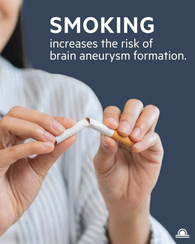 Most people don't know that smoking is one of the biggest risk factors for brain aneurysms. If you smoke, quitting is one of the most powerful things you can do for your brain health. It's not easy — but it matters more than you know.