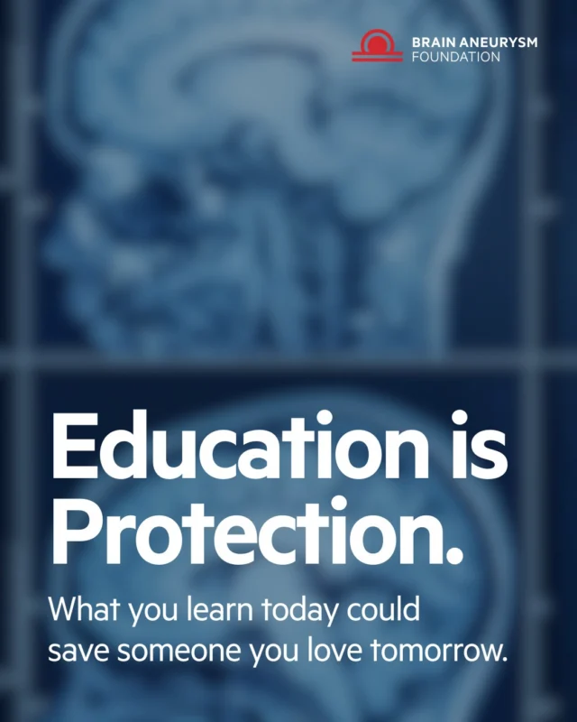What you learn about brain aneurysms today could protect someone you love tomorrow. Knowledge of risk factors and warning signs is one of the most powerful tools available — and it starts here. https://www.bafound.org/understanding-brain-aneurysms/