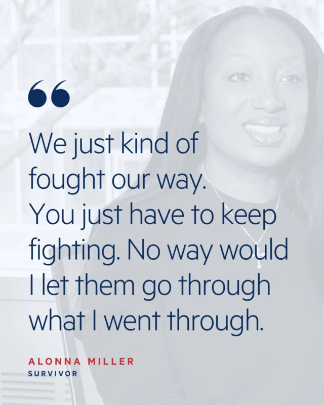 Alonna survived a ruptured brain aneurysm. Then insurance refused to cover screening for her kids — no second family member on record, no coverage. "You just have to keep fighting. No way would I let them go through what I went through." No family should have to fight for this. bafound.org/take-action-2/advocate/our-initiatives/