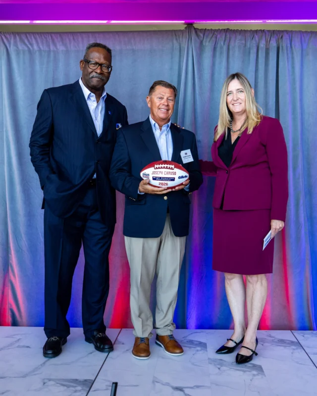 Huge congratulations to our Board Member, Joe Caruso, for receiving the Myra Kraft Community MVP Award from the @patriotsfoundation! 

Joe’s outstanding leadership, business expertise, and tireless dedication to the Brain Aneurysm Foundation and Katelyn's Crew continue to make a profound impact on our community.

As part of this incredible honor, the New England Patriots Foundation has generously donated $10,000 to @bafound to support our ongoing mission. We are immensely grateful to the Patriots Foundation for recognizing Joe’s incredible contributions and investing in life-saving brain aneurysm research and awareness. 

Thank you, Joe, for everything you do, and thank you @patriotsfoundation! Go Pats!
