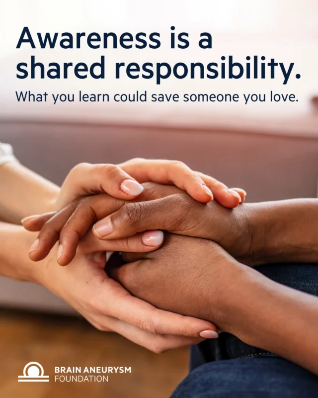 When you share information about brain aneurysms, you extend the reach of knowledge that could save a life. Awareness is not a passive act — it is a responsibility we each carry. Share this post and visit bafound.org to learn more.