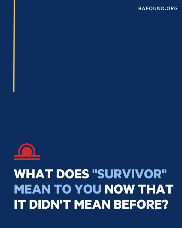 The word "survivor" carries different weight once you've lived it. It's not just a label; it's everything that came after. Tell us how your understanding of that word has changed since your aneurysm. This brain aneurysm community is listening.